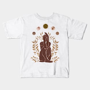 Astro Celestial Feminine Under 5 Planet Kids T-Shirt